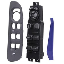Master Window Switch Control Button  Grey Bezel - Compatible with 2002-2009