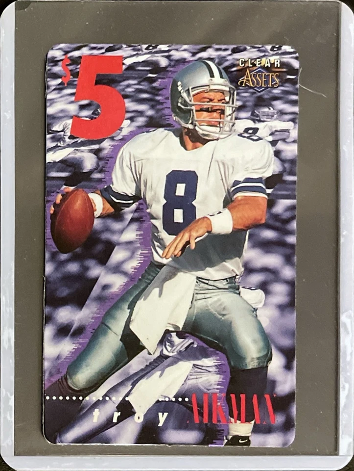 Troy Aikman - 1996 Classic Clear Assets - Sprint Phone Card #6 - Bild 1 von 1