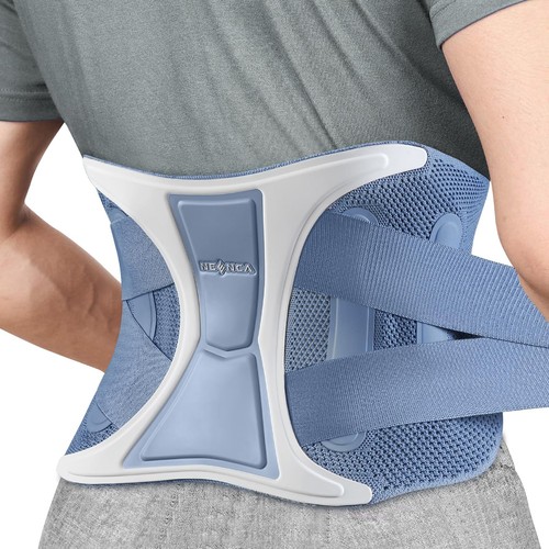 Back Support Brace, Adjustable Lumbar Support Belt with Patented Bionic Suppo...