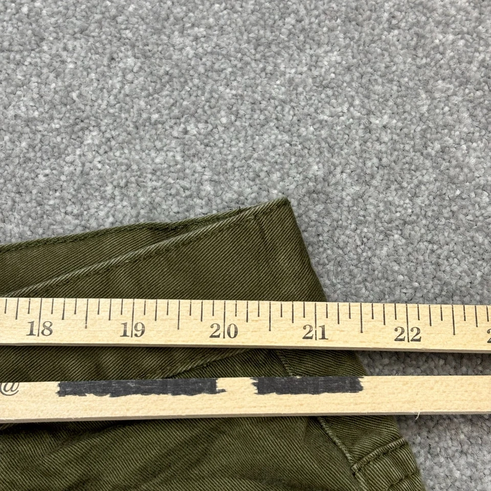 Ralph Lauren Pantalones Cortos Mujer Cintura 42 Verde Clásico Denim Jorts Ret... - Imagen 4 de 4
