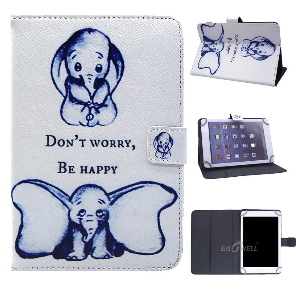 For Laser 7 / 10 Inch Tablet  - Universal Pattern Adjust PU Leather Case Cover - Image 4 of 4