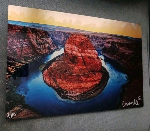 Signed Limited Edition Metal Art By Austin "Chumlee" Rusell