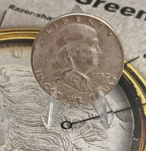 Silver 1952 P AU/BU Franklin Half Dollar  TP 10217