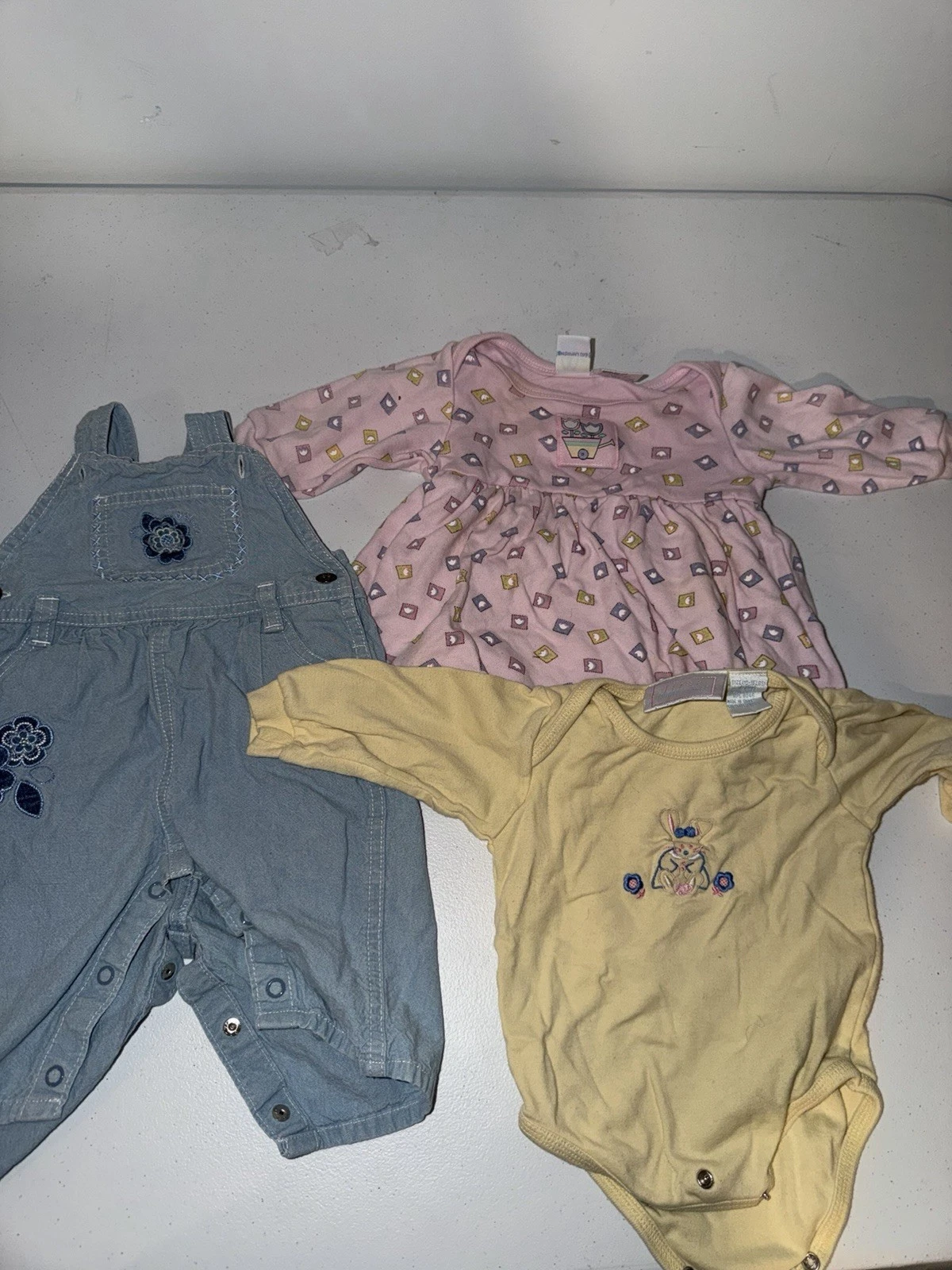 vintage 3 peice Bundle baby girl clothes size 3-6 months