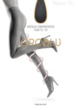 Oroblu Repos 70 Opaque Control Top Support Tights Made In Italy