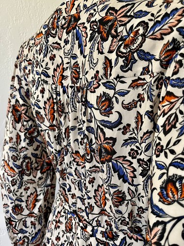 NWT Velvet & Graham Spencer Anthropologie Nadine Floral Midi Wrap Dress Size S - Picture 10 of 24