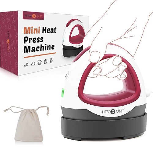 👕MINI Easy Heat Press Machine Small for Vinyl Projects Iron On Heat