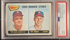 1965 Topps #486 Angel Rookie Stars Tom Egan/Pat Rogan PSA 9