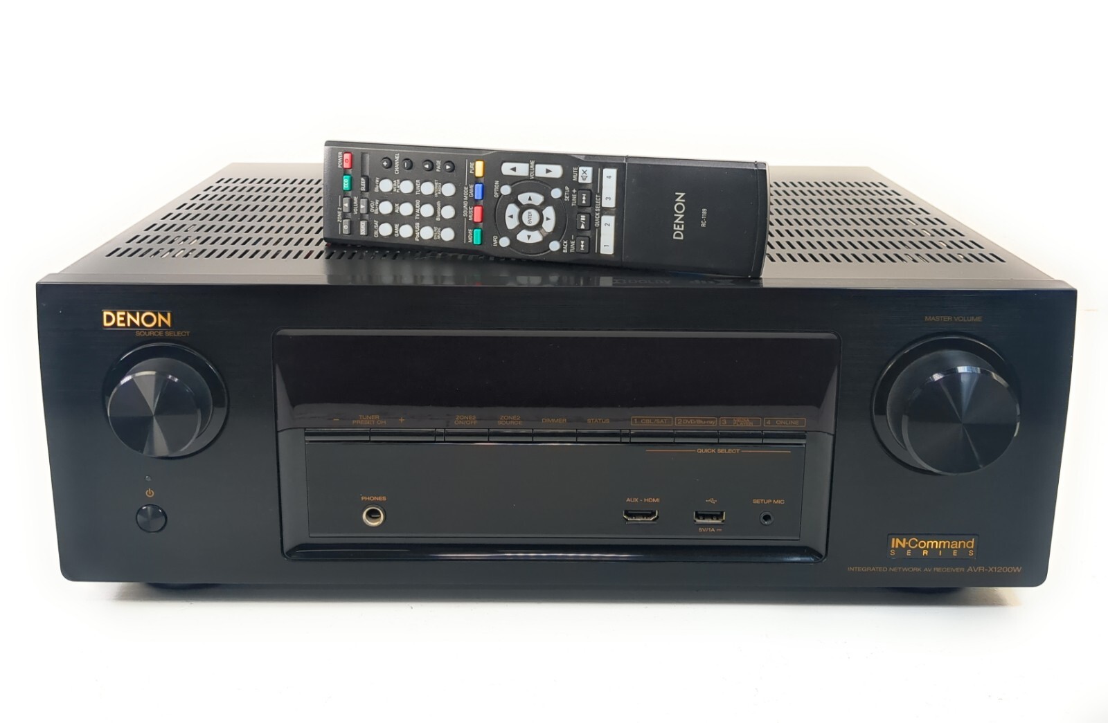 Denon Avr-x1200w 7.2 Channel Full 4k Ultra HD AV Receiver With 