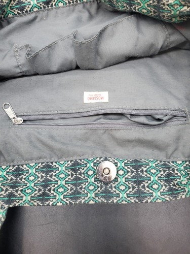 Mossimo Supply Co Tote Bag Elephant Teal Aztec B75 - Picture 3 of 4