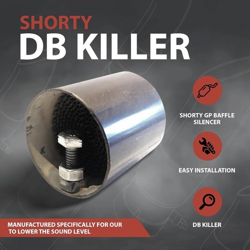 Silenciador de escape Radiant Cycle Shorty GP 14-18 PAQUETE DEFLECTOR HONDA CTX700 NEGRO - Imagen 8 de 10