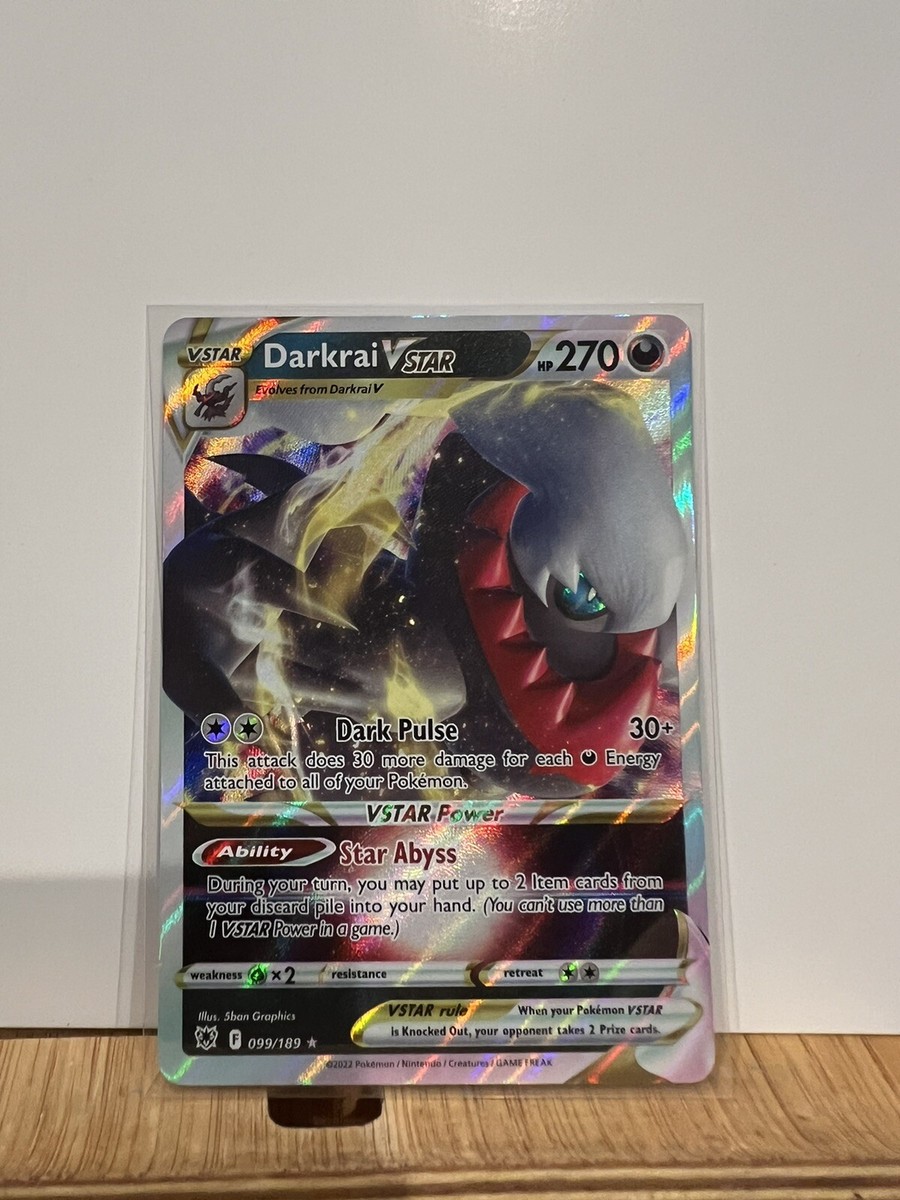 Pokémon TCG Darkrai VSTAR Astral Radiance 099/189 Holo Ultra Rare