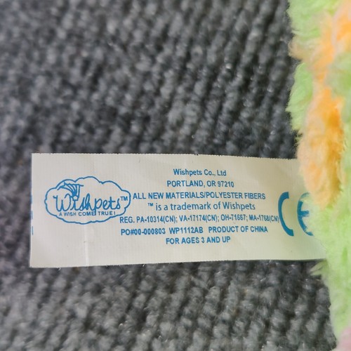 Wish Pets Elch Plüsch grün Wishpets Eis am Stiel limettengrün mit Wirbeln Stofftier - Bild 10 von 12