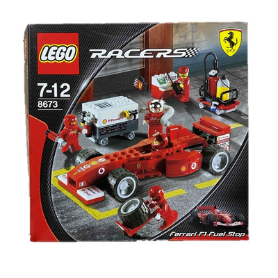 LEGO 8673 Racers Ferrari F1 Fuel Stop 7 12 189 pcs 2006 From Japan New F S eBay