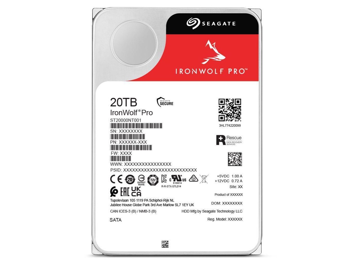 新品 SEAGATE 3.5インチ HDD 20TB ST20000NT001 Buy Seagate IronWolf Pro 20 TB 7200 RPM 3.5 (ST20000NT001