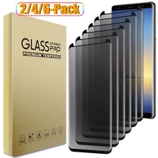 For Samsung Galaxy Note8 Black Privacy Anti-spy Tempered Glass Screen Protector