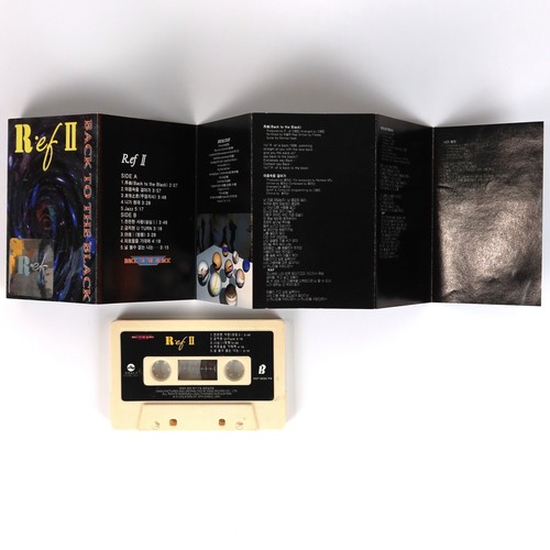 R.ef - Back To The Black 2nd Album Cassette Tape 90s K-Pop House Rap 1996 - Picture 2 of 4
