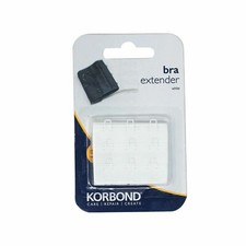 Image of KORBOND Triple Hook Bra Extender Extension 50mm WHITE - Machine Washable 110104