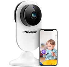 POLICE Camera Smart Home Security Camera Indoor Night Vision Motion Sensor App