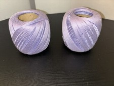 Unbranded Crochet Thread Yarn 24 Light Purple Lavender Lilac Color Cotton