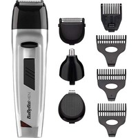 Babyliss 8 In 1 Mens Cordless Nose Body Hair Clipper Beard Trimmer Grooming Kit