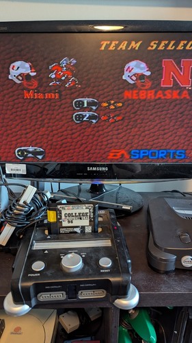 College Football USA 96 (Sega Genesis, 1995) Cartridge Only - Picture 4 of 4