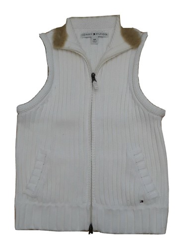 Tommy Hilfiger Womens Small Whilte Fur 