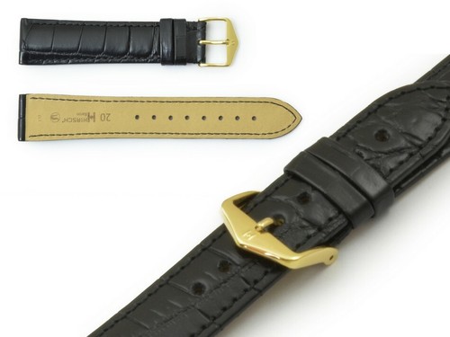 LKUXUS UHRENARMBAND NIL KROKODIL HIRSCH BARON 18, 19, 20, 22 MM DE - Picture 2 of 7
