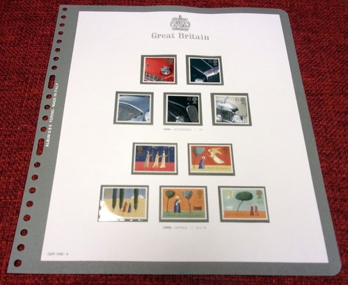 Gran Bretagna - 1996 - Annata completa nuova (MNH) - su fogli Bolaffi a taschine - Foto 6 di 6
