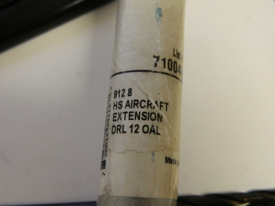 Hertel 0.199" Diam, 12" OAL Oxide HSS Aircraft Extension Drill Bit Qty 11 - Image 2 of 2