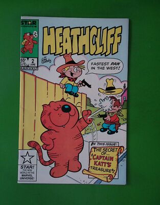 Heathcliff #2 1985 Star Comics Mid Grade Comic Book H98-134