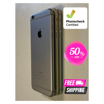 Apple iPhone 6 Unlocked 16GB/64GB - Gold, Silver, Space Gray - Good Condition