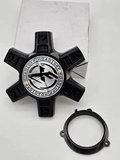 XF Offroad wheels center cap matte black 6 lug for XF 229 230 232 238 239 240