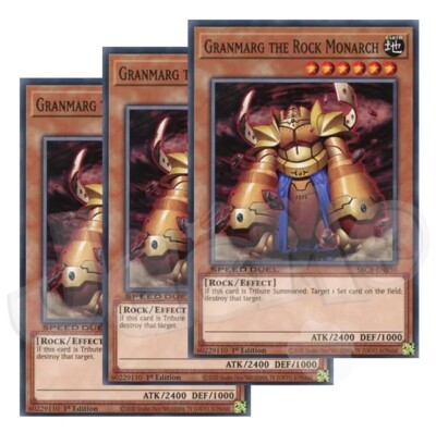 Yugioh - Granmarg the Rock Monarch x 3 - 1st Edition NM - Plus Free Holo Card | eBay Yugioh - Granmarg the Rock Monarch x 3 - 1st Edition NM - Plus Free Holo Card | eBay