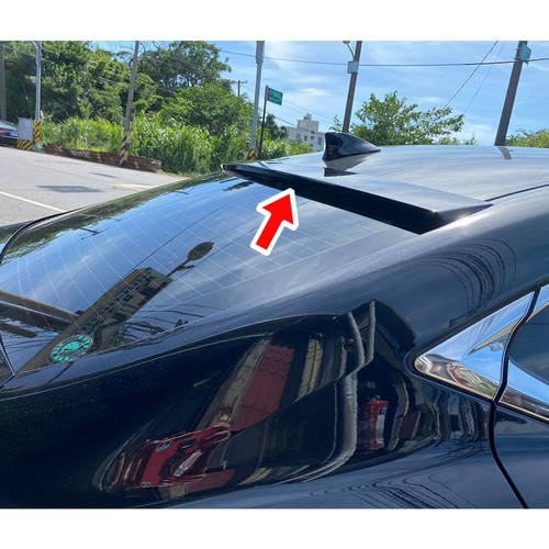 Matte Black Fit For Lexus ES200 ES260 ES300 Rear Roof Spoiler 2018-2021 - Picture 2 of 6