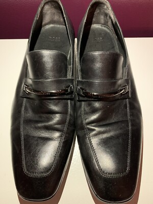 Hugo Boss CARL Black Leather Loafers 13 Hugo Boss Carl Mens Slip On Dress Loafers Black Size 13 | eBay main image 3