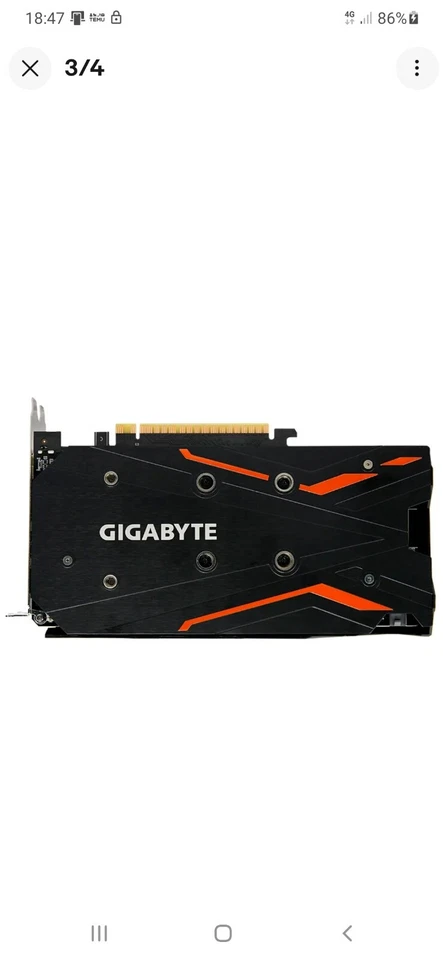 GIGABYTE GeForce GTX 1050 Ti G1 Gaming 4G computer graphics card GDDR5 128bit - Photo 1/3