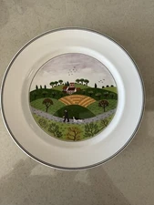 Villeroy & Boch DESIGN NAIF - DINNER PLATE #6- HUNTER & DOG