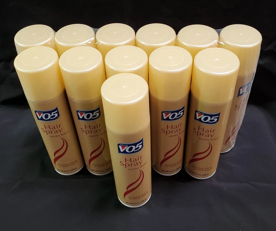 Spray para el cabello VO5 cristalino extra cuerpo 14 horas de retención 8,5 oz (paquete de 12) Foto 2 de 2