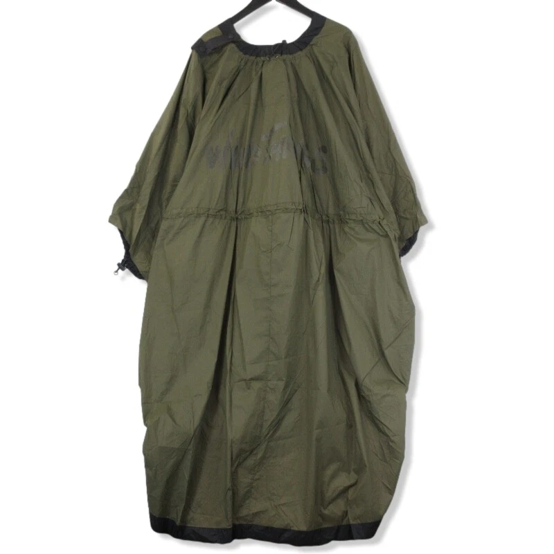 JUN MIKAMI WILD THINGS Junmikami Rain Poncho Nylon Jacket Khaki F 70014669