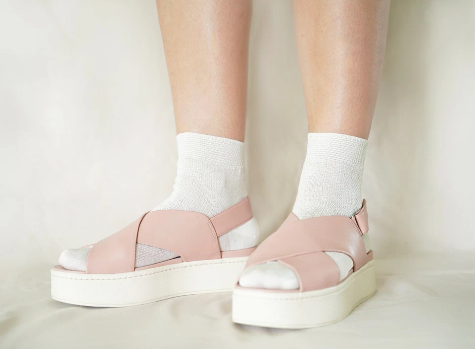 100% ORGANIC "Filo Scozia" COTTON Ladies' Socks 1 Pair Made in ITALY Sheer Silky - Image 4 of 4