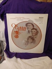 On Golden Pond RCA SelectaVision CED VideoDisc Henry Jane Fonda Hepburn 1982 VG