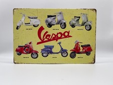 Blechschild Vespa 20x30cm Nostalgie Retro Reklame Vintage Werkstatt Deko Garage