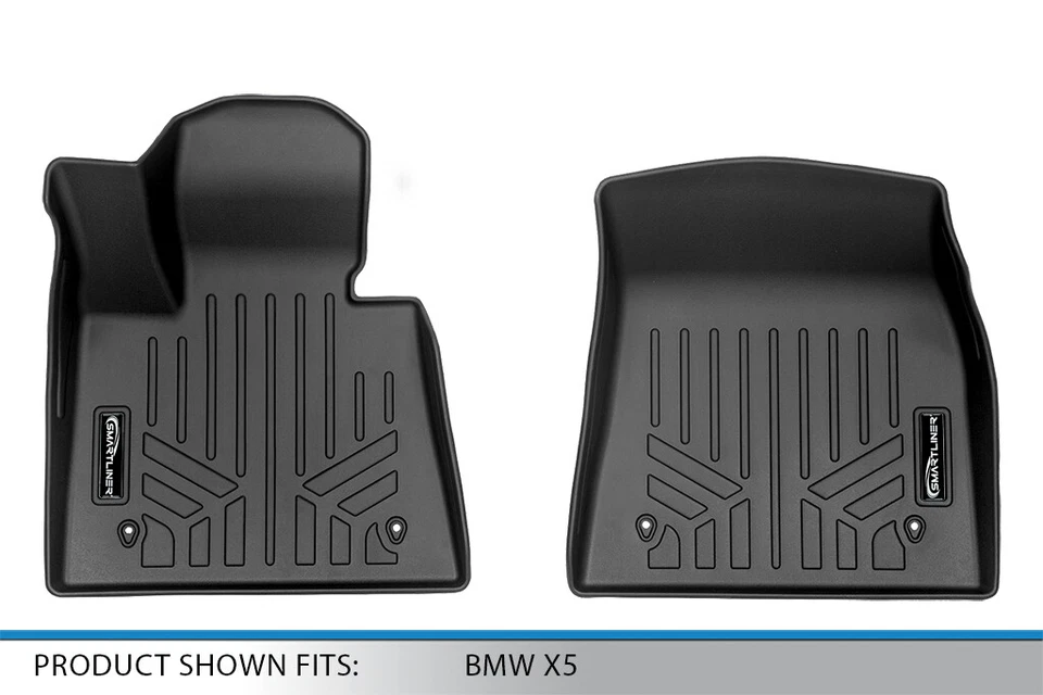 SMARTLINER Floor Mats 1st Row Liner Set 2019-2025 BMW X5 X6 | 2019-2021 BMW X7 Foto 4 de 4