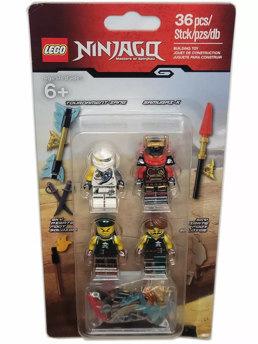 LEGO 853544 Ninjago Accessory Set tournament Zane Samurai-X sky pirate  soldier