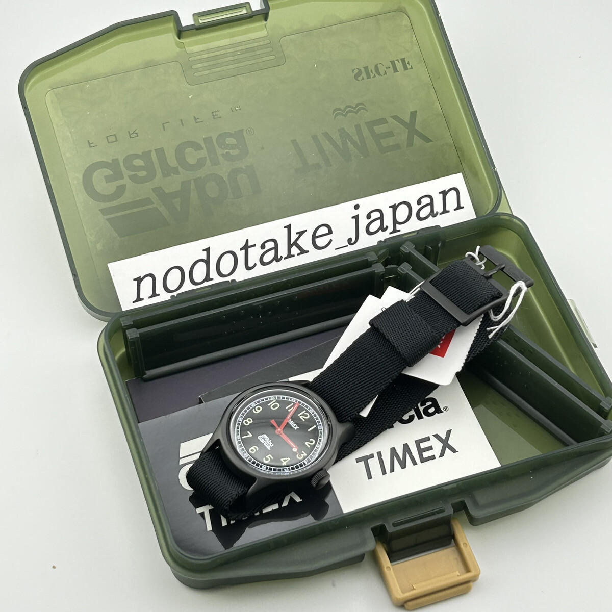 TIMEX TW2V37900 TIMEX × Abu Garcia Camper Unisex Fabric Belt Japan 