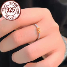 925 Sterling Silver CZ Pave Infinity Symbol Engagement Ring Gold Plated Jewelry