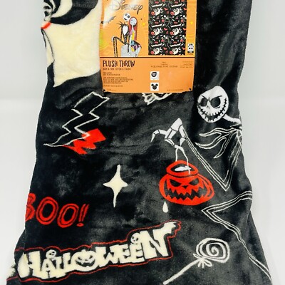 Disney The Nightmare Before Christmas 50 x70  Blanket Jack Happy Halloween Boo!
