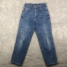 Vtg Wrangler Womens Jeans Size 11 Light Wash Denim Blue Straight Leg Cotton USA