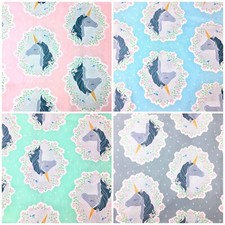 CLEARANCE 1/2Metre SALE Unicorn Toss Sewing Home Decor Quilting Fabric SALE